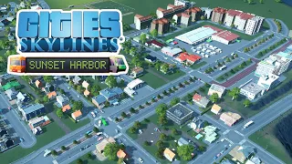 Cities: Skylines Sunset Harbor | Развитие приозерного городка #19