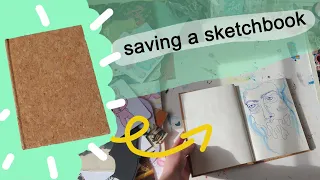 Artistic Recycling: How to REPURPOSE Your Sketchbook