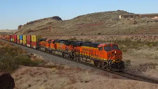 Railfanning On The BNSF Southern Transcon in Arizona Part 2 March 2024