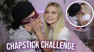 the chapstick challenge with my best friend..