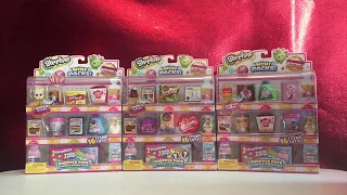 3 mini packs of Shopkins