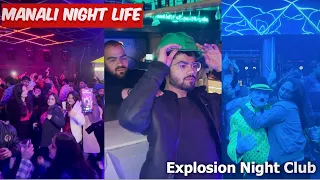 Best Night Club in Manali 😍 | Helmet Shots 😱 | Explosion Night Club |  Manali Tour Guide