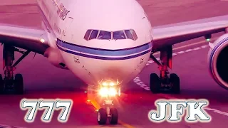 25 AIRLINES flying the BOEING 777 into JFK Airport!