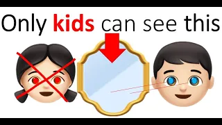 Only Children can see something in this mirror