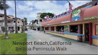 Newport Beach, California afternoon walk | Balboa Peninsula