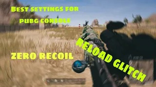 Anti Recoil PUBG settings - reload glitch + hold breath glitch