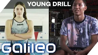 Young Drill: Schwimm-Talent und Muay Thai Kämpfer | Galileo | ProSieben