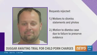 Judge denies requests by Josh Duggar's legal team to dismiss child porn case