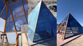 How RAX TENT Produce the Pyramid glass house?