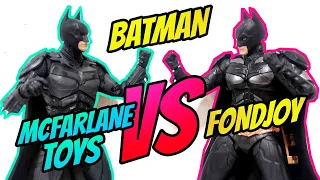 Mcfarlane Toys VS Fondjoy. Batman The Dark Knight Trilogy. action figure comparison.