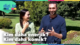 Hande Soral ve Görkem Sevindik ile keyifli bir oyun oynadık! | Dizi TV @ateskuslari