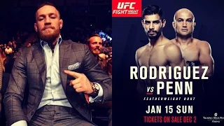 Odds on McGregor's next opponent; Yair Rodriguez vs BJ Penn for UFC Phoenix Main Event