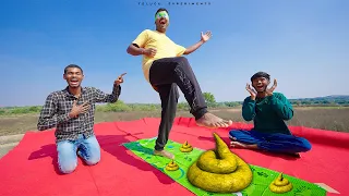 DONT Step on it Challenge!! - Gone Crazy 💩💩 తొక్కితే ఇక అంతే 🤣😂  Telugu Experiments