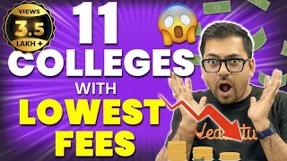 11 Engineering Colleges with Low Fees | High Package & Placements | Harsh Sir @VedantuMath