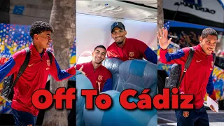 FC Barcelona Player Travel To Cádiz For La Liga Clash Vs Cádiz | Pedri, Cubarsí, Yamal, Vitor Roque
