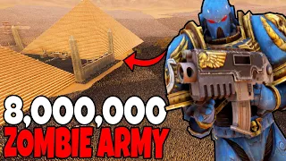 8 Million Zombies Surround SPACE MARINE Pyramids! - UEBS 2: Ultimate Epic Battle Simulator 2