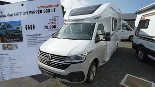 VW T6.1 Wohnmobil Preise fallen: - 7.050,- €! 2023 Weinsberg X-Cursion Van Pepper NEU! SOFORT!