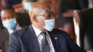 Former South African president Zuma returns to court for corruption trial