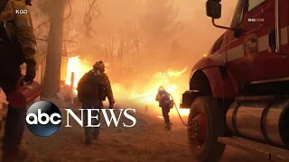 Massive California wildfire erupts
