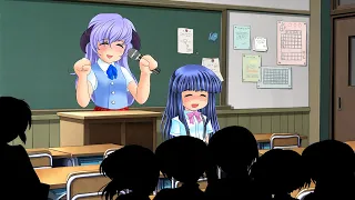 Nano Desu but Hanyuu is embarrassed to sing in front of her class