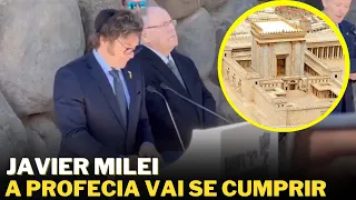 A Direita Mundial trará o AntiCristo ? Javier Milei Confirma profecia do 3° Templo