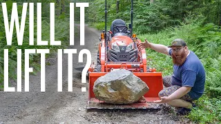 Kubota BX Maximum Boulder Capacity?