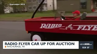 Car-sized drivable Radio Flyer wagon up for auction in Alaska