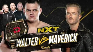 Walter vs Drake Maverick (Full Match) + Tommaso Ciampa Challenges Walter