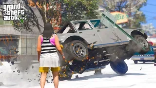 GTA 5 - Realistic Crash Test Mod (Deformation, Damage & Ragdolls)