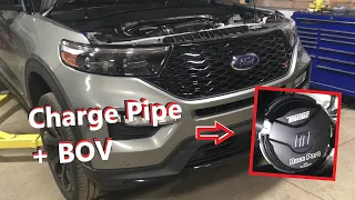 Explorer ST - Charge Pipe, BOV, Intake, and Intercooler Install | Part 2 of Adam's Build!