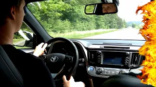 Toyota RAV4 Hybrid 2.5l 197 HP – Test Drive, Acceleration, Full throttle sound