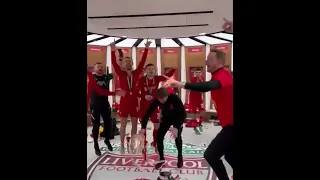 Liverpool FC Celebrate after winning Carabao Cup 2022