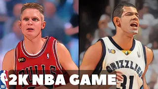 【NBA 2K22】'96-'97 Chicago Bulls vs '05-'06 Memphis Grizzlies game PS4