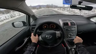 POV Toyota Auris 1.6i  VVT-i (124 Hp) Snowy