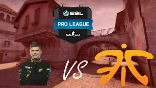 POV - S1mple (Na`Vi)(25-13) vs fnatic / inferno / ESL Pro League Season 8