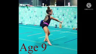 Brynnlee’s gymnastics evolution!