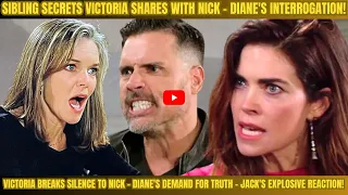 "Victoria Confides in Nick: Secrets Revealed - Diane Presses for Answers - Jack Faces Consequences"