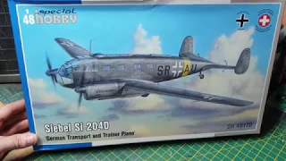 NEW Special Hobby 1/48 Siebel Si-204D 'German Transport/Trainer Plane' # 48170