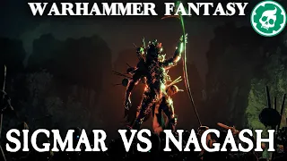 Sigmar against Nagash - Warhammer Fantasy Lore DOCUMENTARY