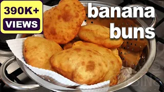 Sweet Banana Buns | Best Ripe Banana Buns Recipe - YouTube | Easy Tea Time Snack | Mangalore Buns