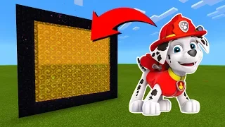 How To Make A Portal To The PAW Patrol Dimension in Minecraft!