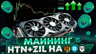 🔥 Надежда на ИКСЫ | Майнинг Hoosat HTN + ZIL | Настройка, разгон WINDOWS, HIVEOS, RAVEOS | LOLMINER