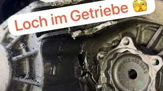 VW Caddy 4 - Teil 2 - Loch im Getriebe - Getriebe einbauen