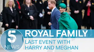 Harry and Meghan's last official engagement as senior Royals | 5 News