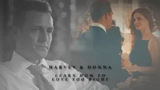 harvey & donna || learn how to love you right [+8x14]