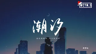 傅梦彤 - 潮汐「蓝色的海底，远山的风景」【動態歌詞/pīn yīn gē cí】