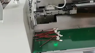 Automatic cable crimping plastic housing insertion and twisting tinning machine