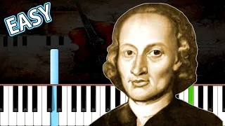 Pachelbel - Canon in D EASY Piano Tutorial