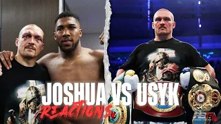 LENNOX LEWIS, EDDIE HEARN, ARIEL HELWANI & MORE REACT TO ANTHONY JOSHUA'S DEFEAT TO OLEKSANDR USYK