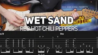 Red Hot Chili Peppers - Wet Sand (Guitar lesson with TAB)